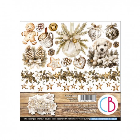 Recortables "WINTER SEASON" 6x6" - CIAO BELLA